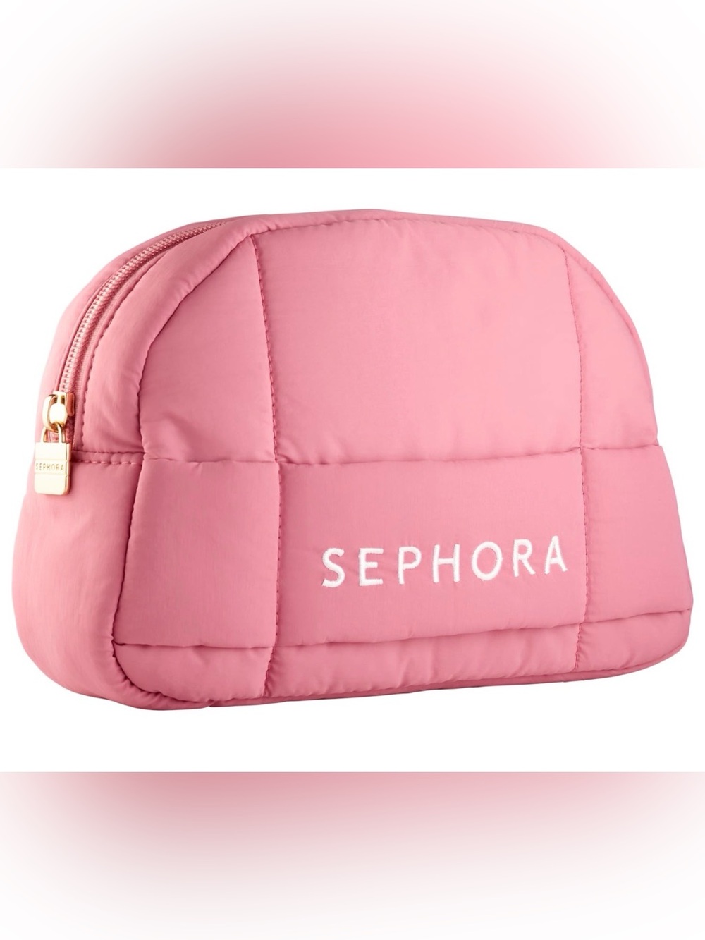 ❤️3/$25 Sephora Light Pink Makeup Cosmetics Bag